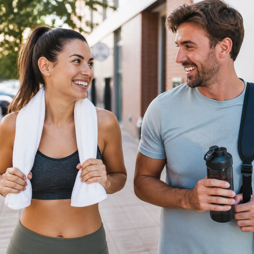 Attractive single person in a warm modern dating lifestyle scene