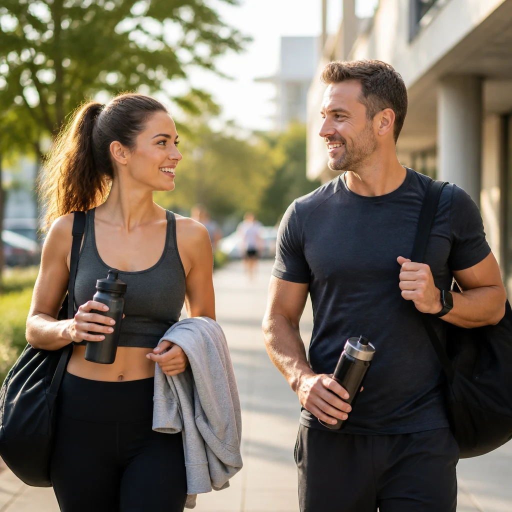 Couple having a calm and honest conversation together