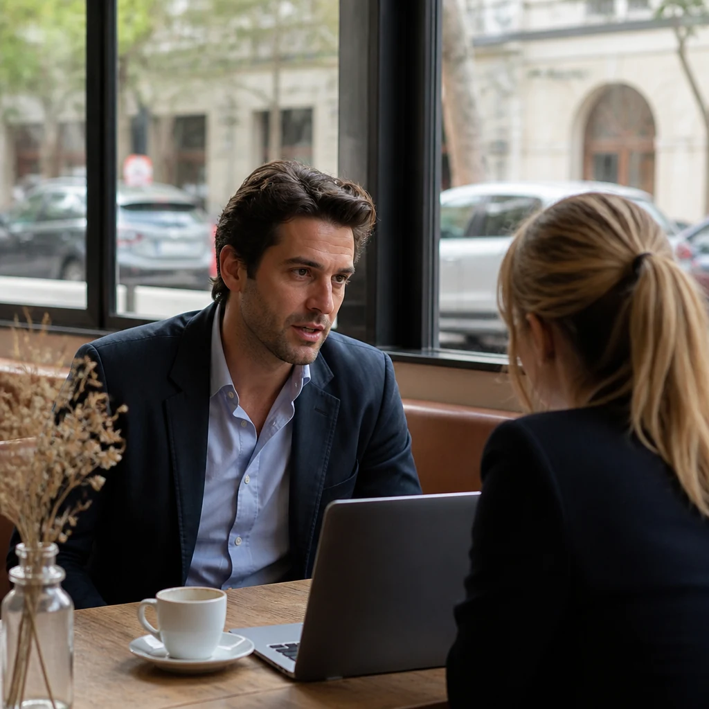 Man discussing whether a Sydney dating agency is right for him